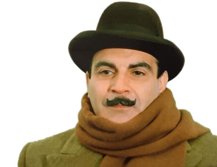 Hercule Poirot David Suchet With Scarf png transparent
