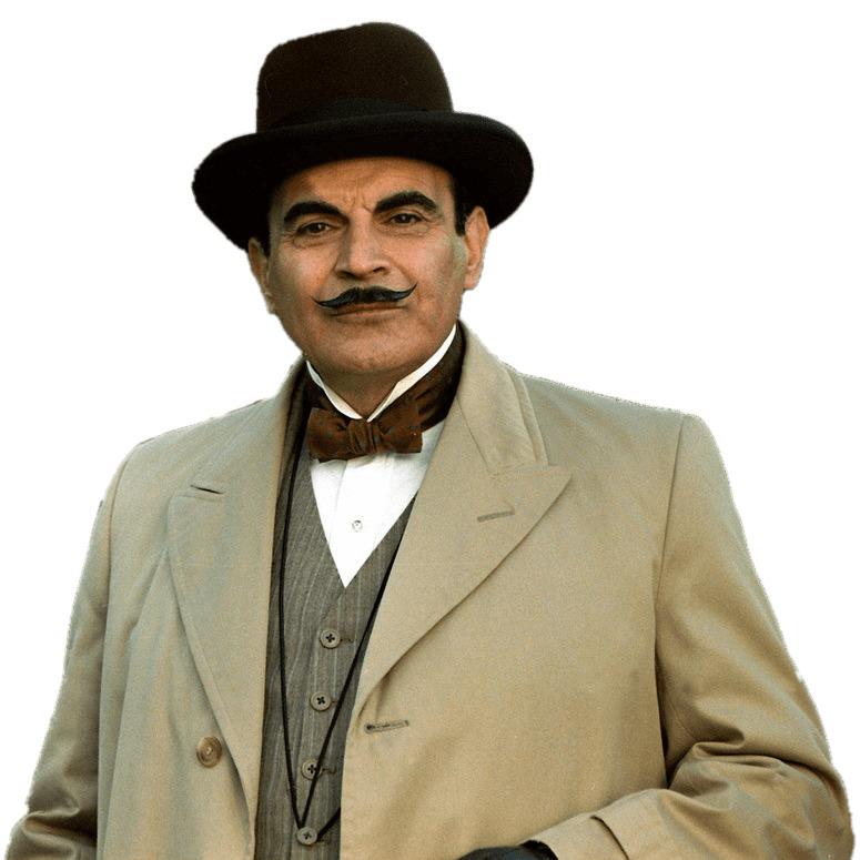Hercule Poirot David Suchet png transparent