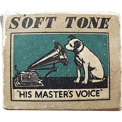 His Master's Voice Needle Box png transparent