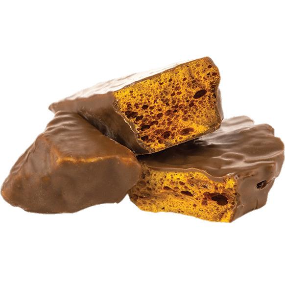 Honeycomb Covered In Chocolate png transparent