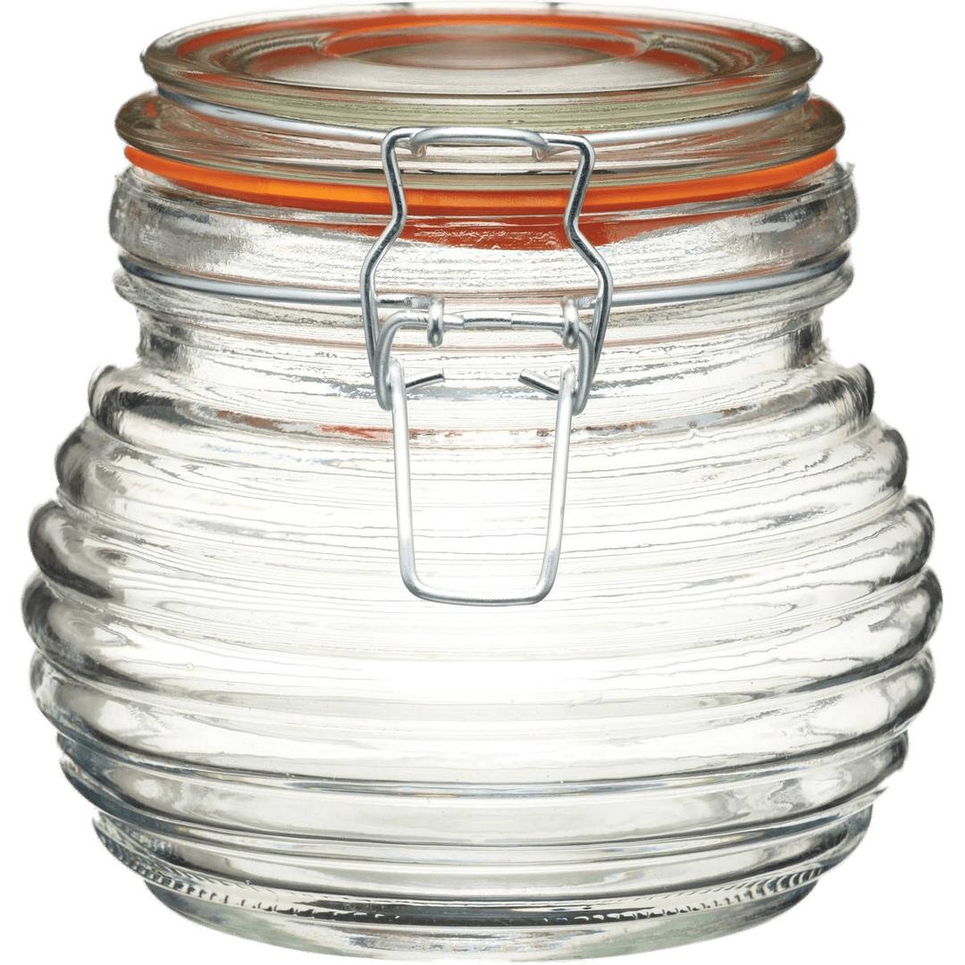 Honeypot Shaped Jam Jar png transparent