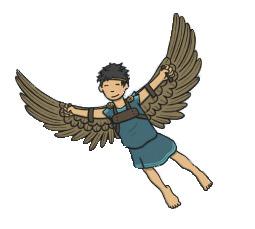 Icarus Cartoon Figure png transparent
