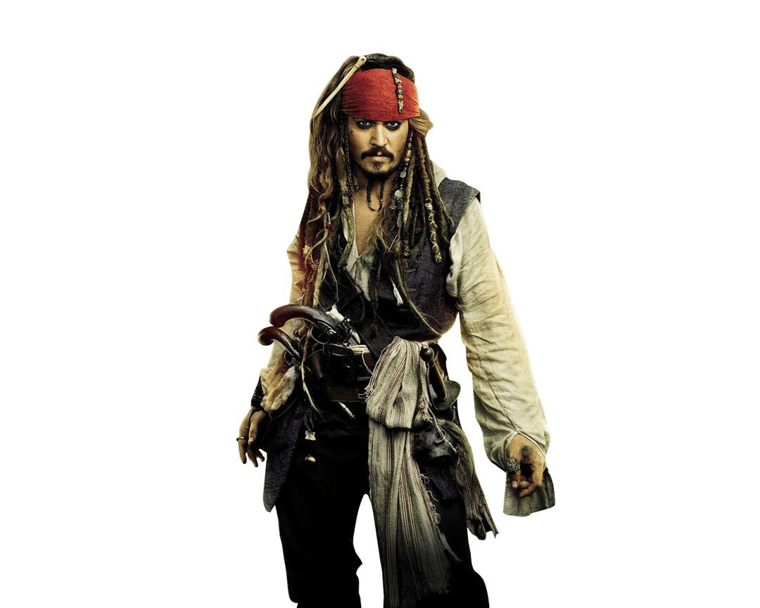 Jack Sparrow Portrait png transparent