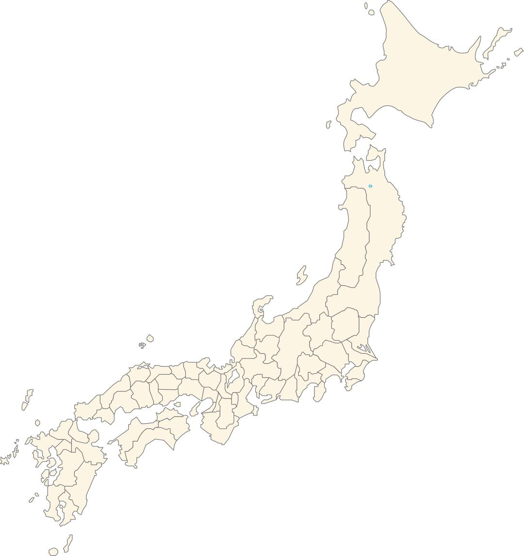 Japan Map png transparent