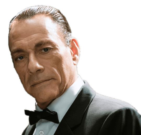 Jean Claude Van Damme Suit Portrait png transparent
