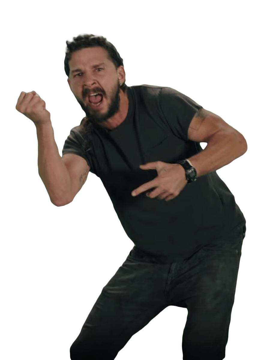 Just Do It Shia LaBeouf Fist png transparent