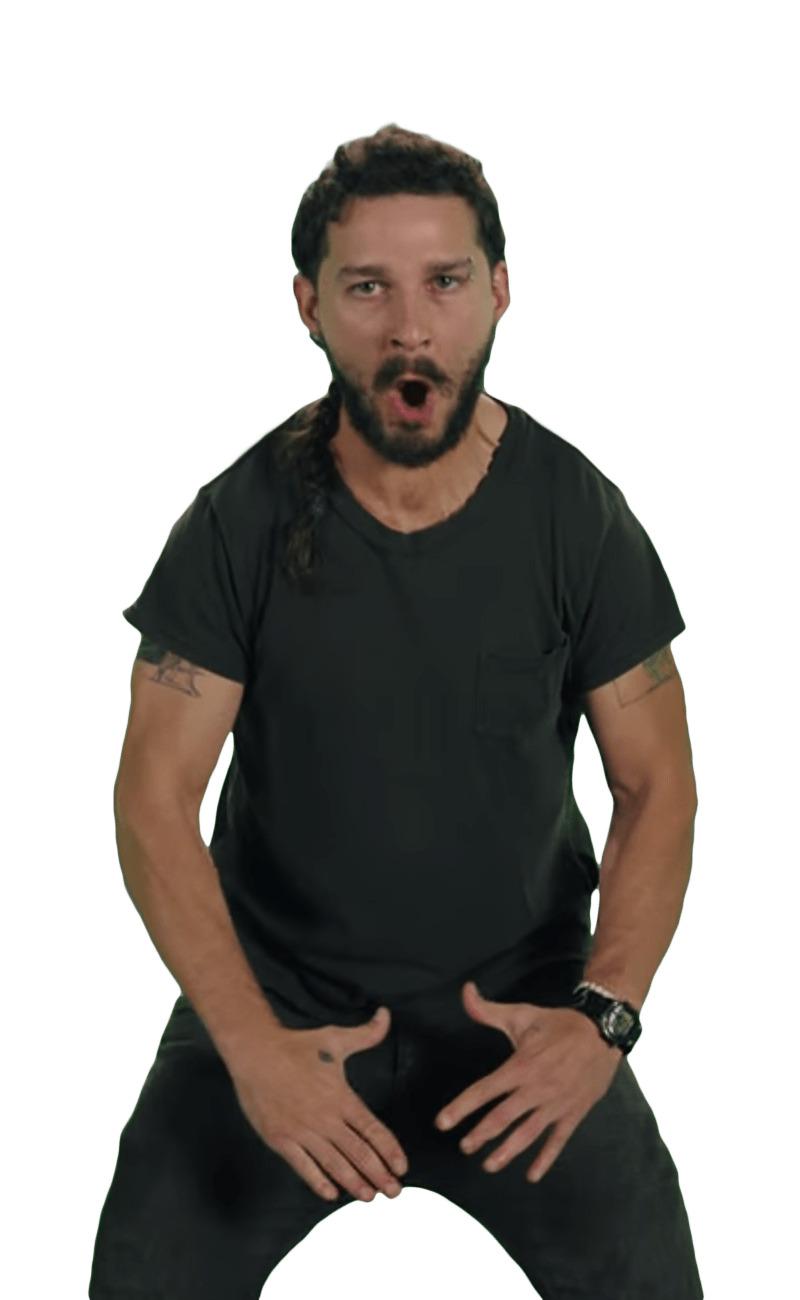 Just Do It Shia LaBeouf png transparent