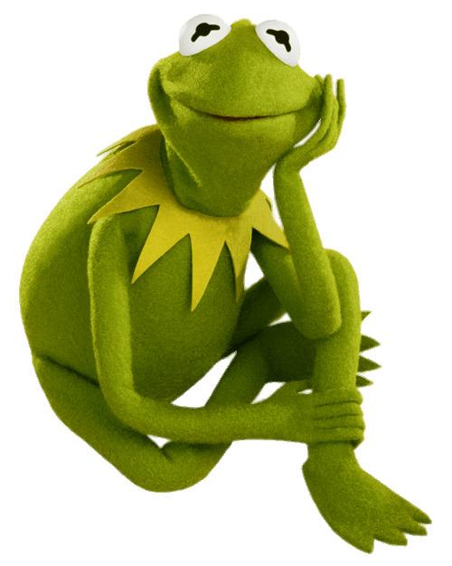 Kermit the Frog Sitting png transparent