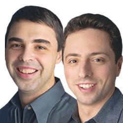 Larry Page and Sergey Brin Early Days png transparent