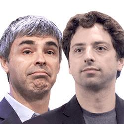 Larry Page and Sergey Brin png transparent