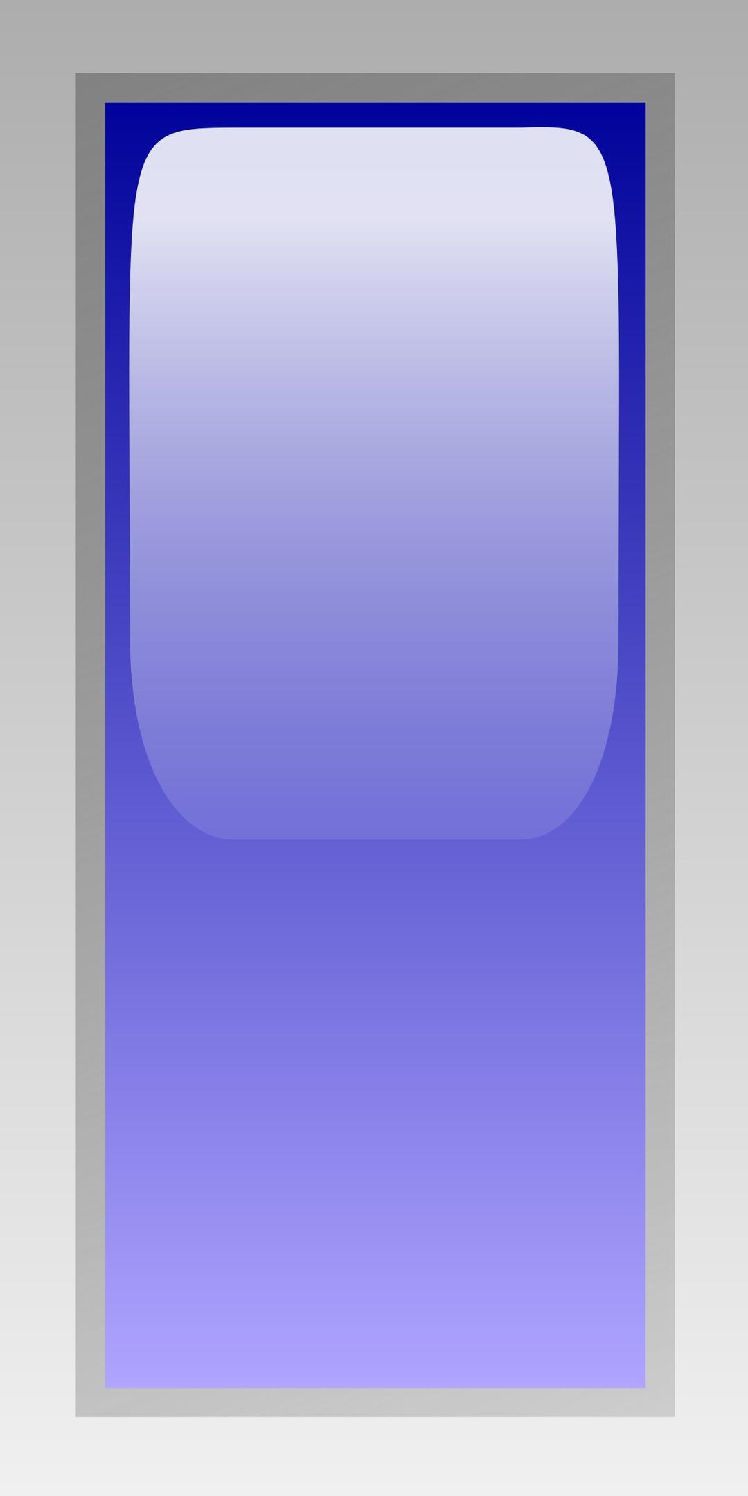 led rectangular v blue png transparent