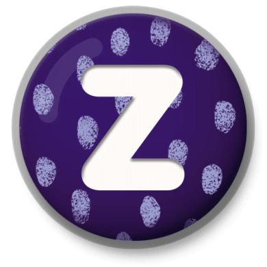 Letter Z Purple Roundlet png transparent