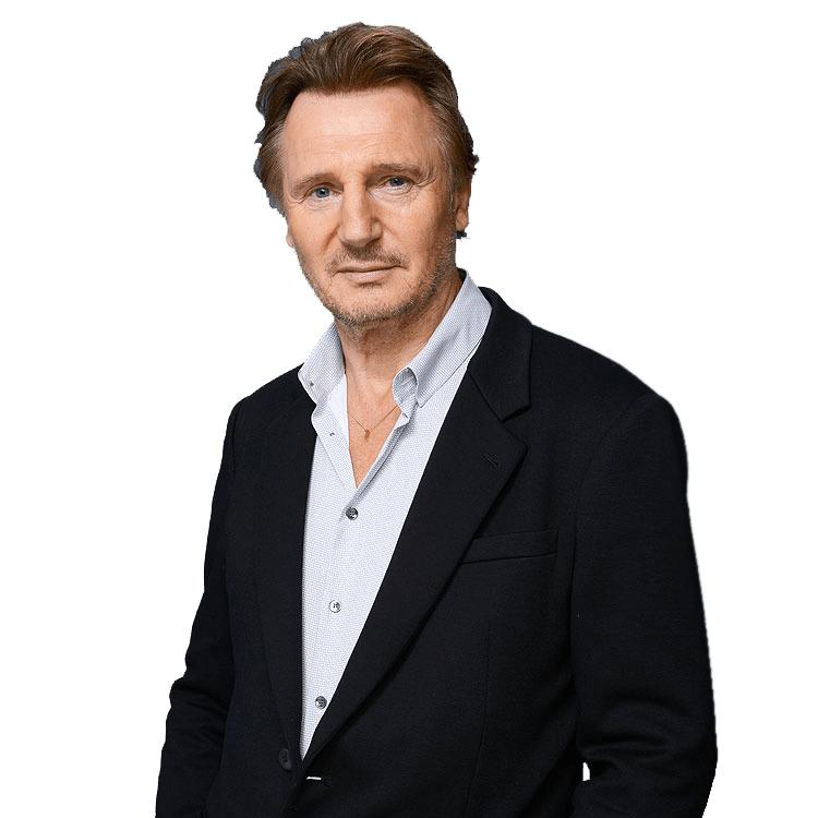 Liam Neeson Portrait png transparent