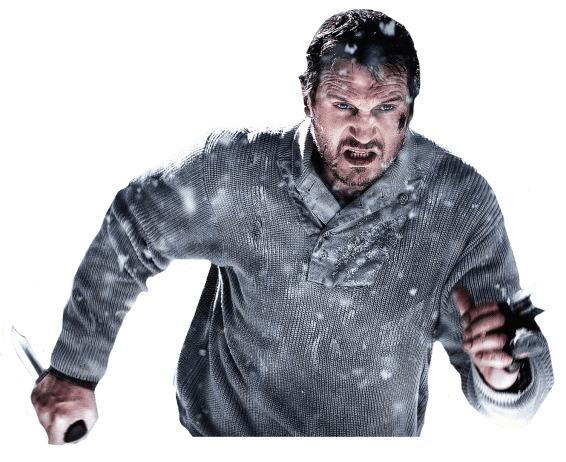 Liam Neeson the Grey Running png transparent