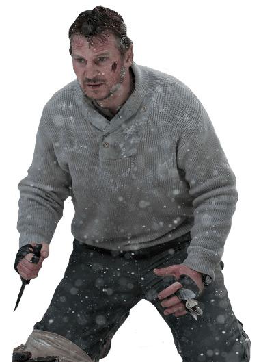 Liam Neeson the Grey png transparent