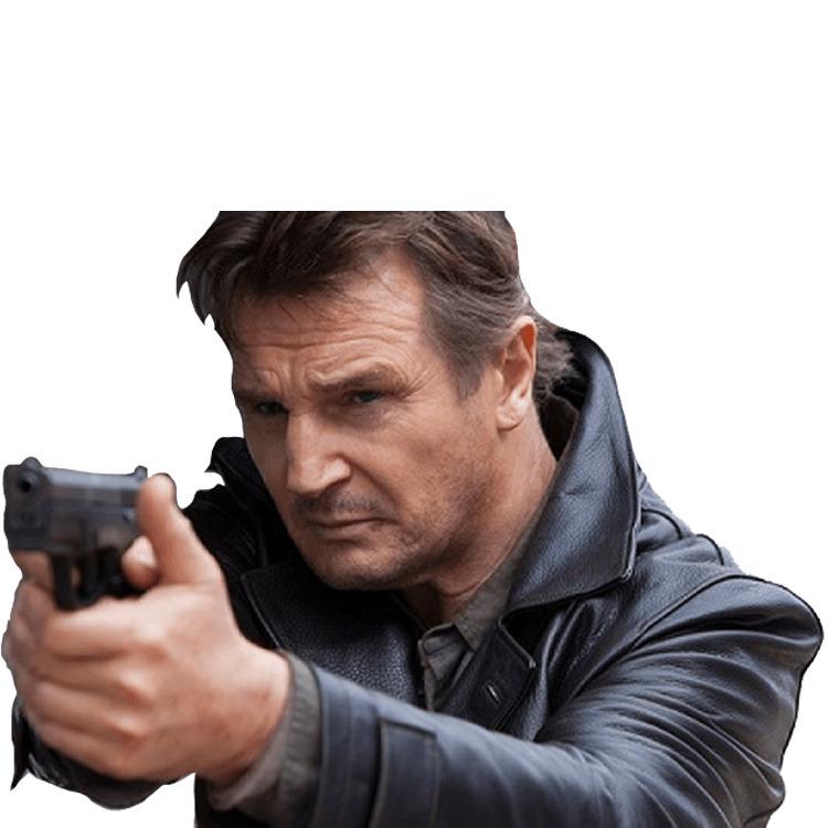 Liam Neeson Thriller Taken png transparent