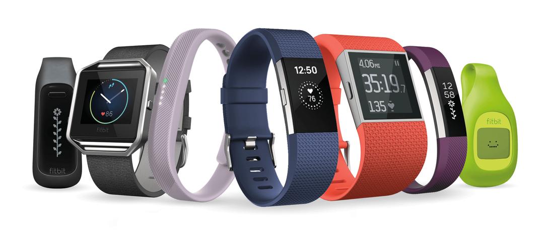 Line Up Of Fitbit Connected Objects png transparent