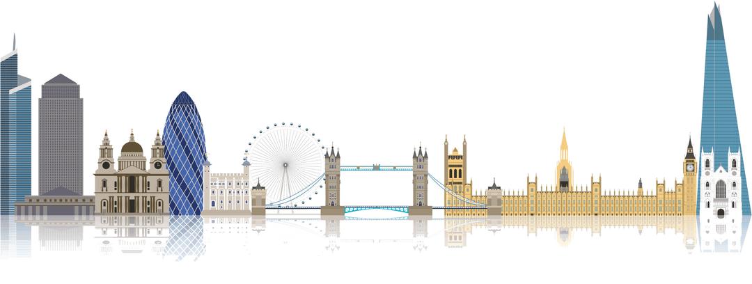 London Landmarks png transparent