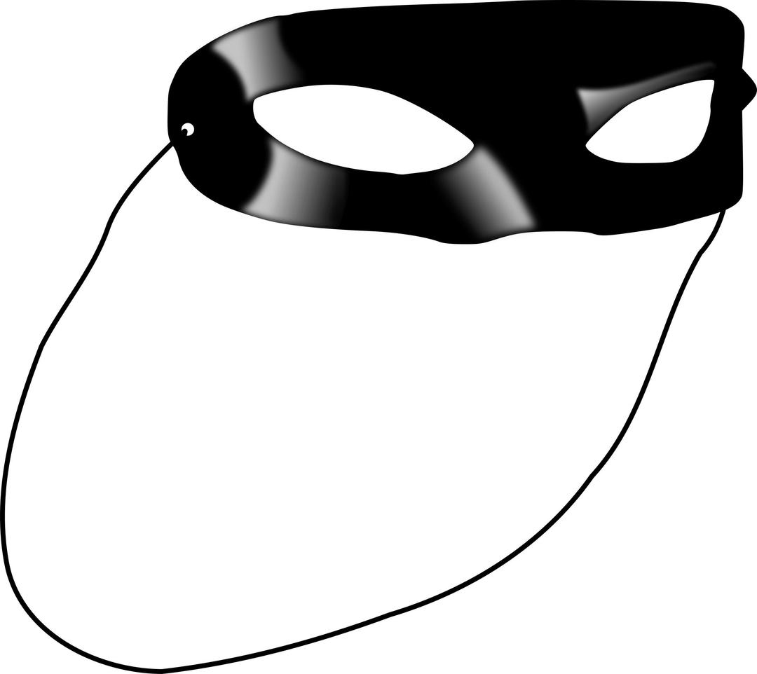 Lone Ranger style mask png transparent