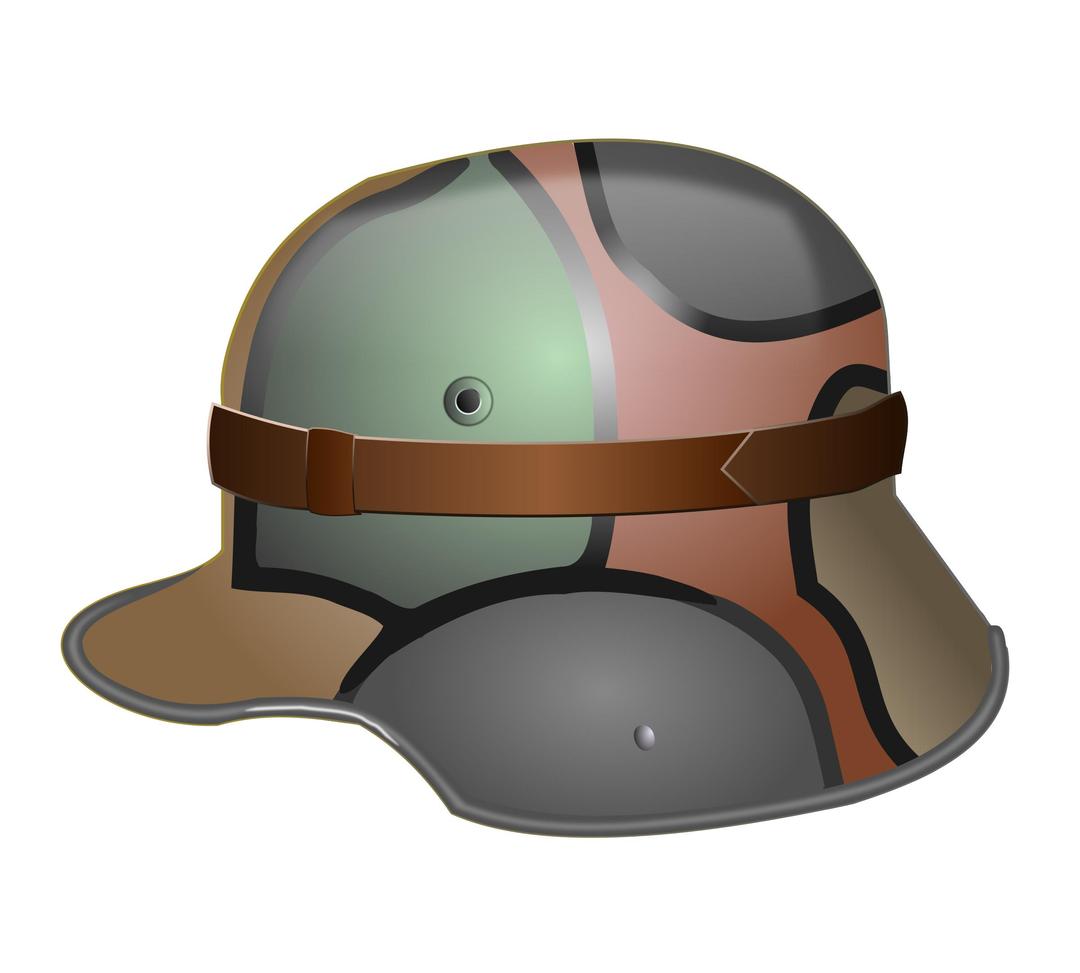 M1916 German WW1 Camo Helmet png transparent