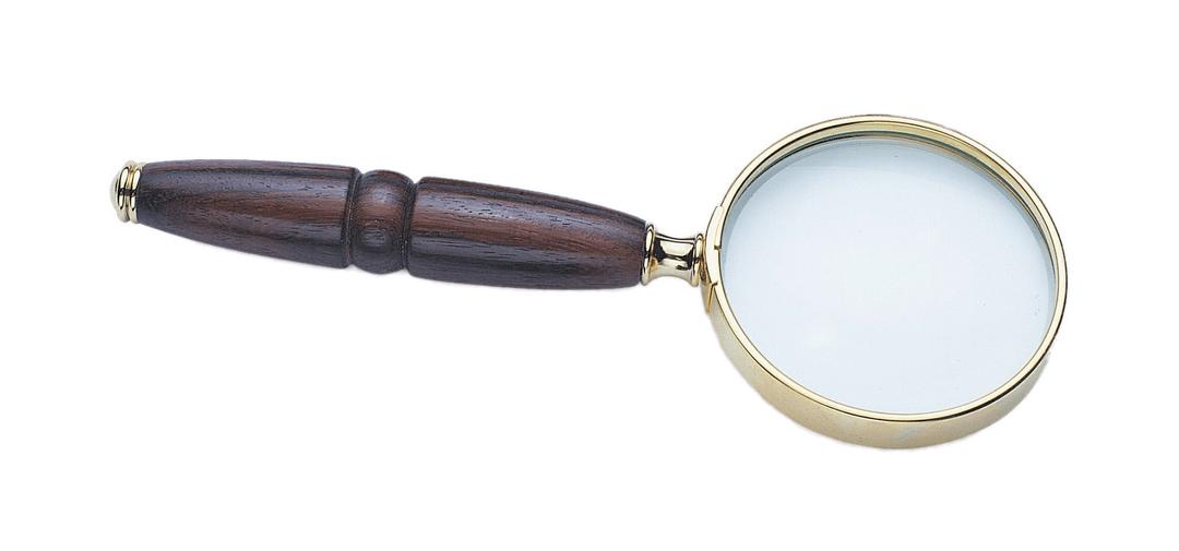 Magnifying Glass With Wooden Handle png transparent