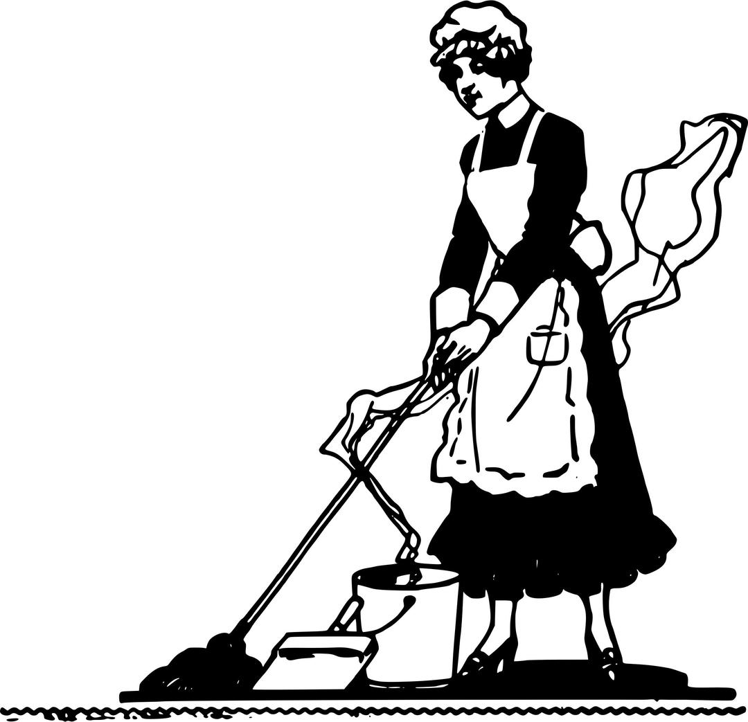 Maid Cleans png transparent
