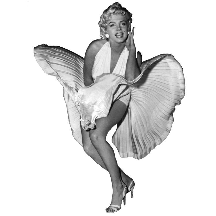 Marilyn Monroe Dress png transparent