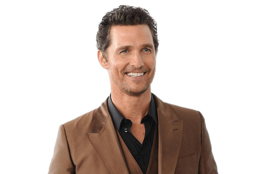 Matthew McConaughey Smiling png transparent