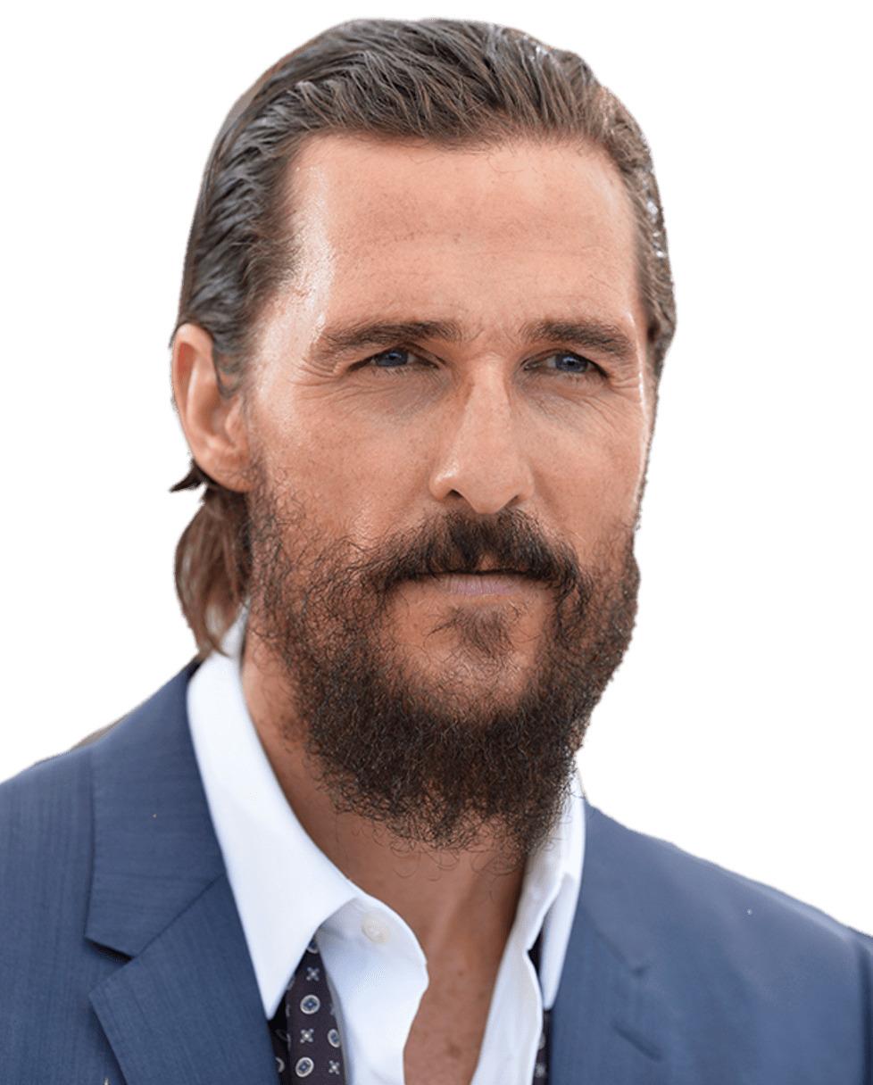 Matthew McConaughey With Beard png transparent