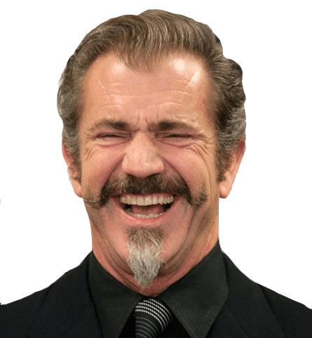 Mel Gibson Laughing png transparent