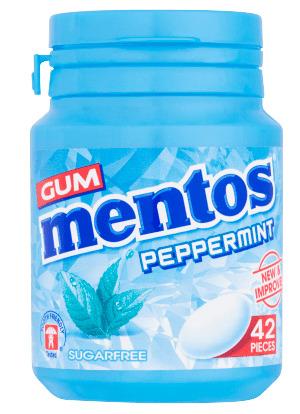 Mentos Peppermint Gum png transparent