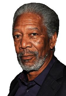 Morgan Freeman Face png transparent