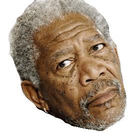 Morgan Freeman Listening png transparent