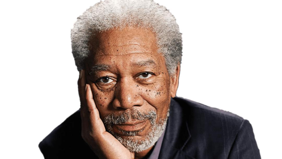 Morgan Freeman Portrait png transparent