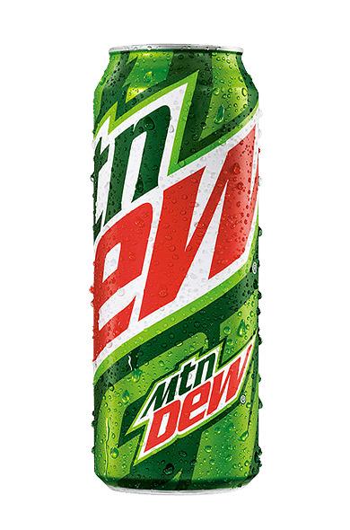 Mountain Dew Large Can png transparent