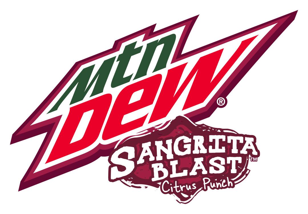 Mountain Dew Sangrita Blast Logo png transparent
