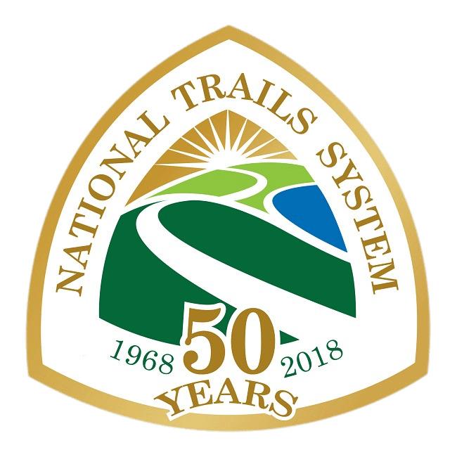 National Trails System 50 Years Logo png transparent