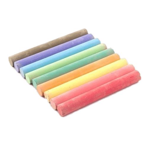 Neatly Laid Out Coloured Chalk png transparent