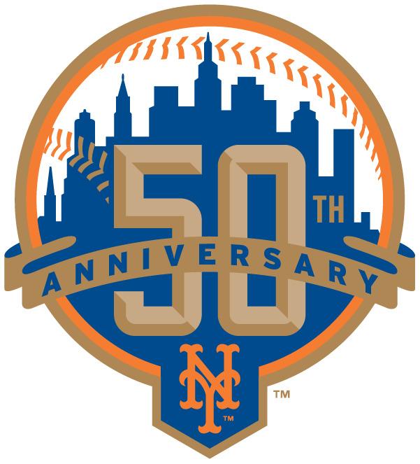 New York Mets 50 Anniversary png transparent