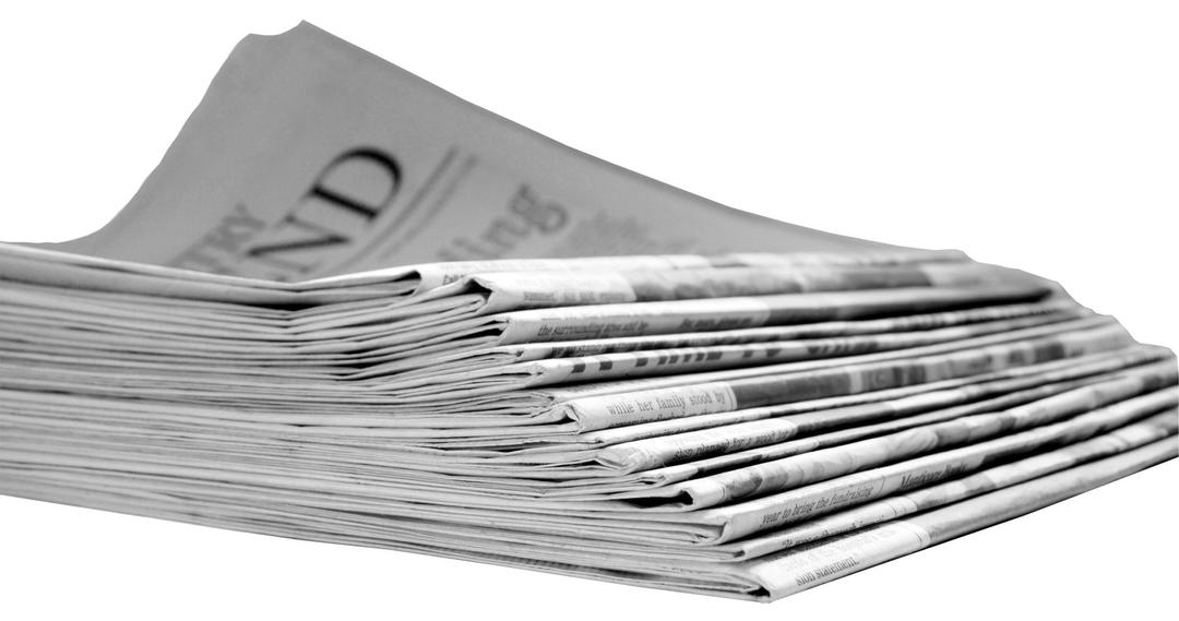 Newspapers Stack png transparent