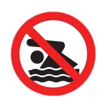 No Swimming Sign png transparent