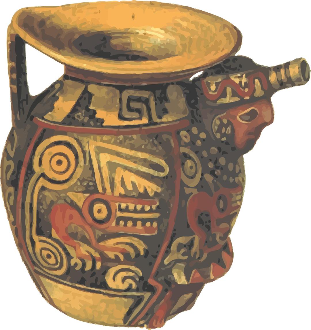 Old American pottery 4 png transparent