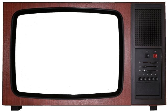 Old Brown Tv Set png transparent