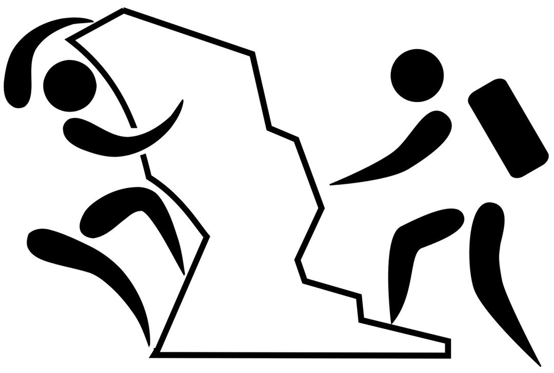 Olympic Pictogram Mounaineering and Climbing png transparent