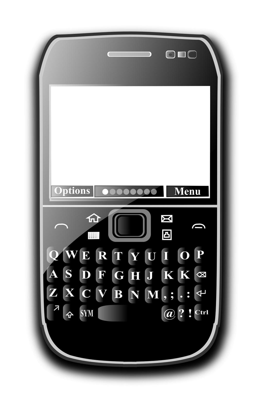 OpenClipArt on Mobile Phone png transparent