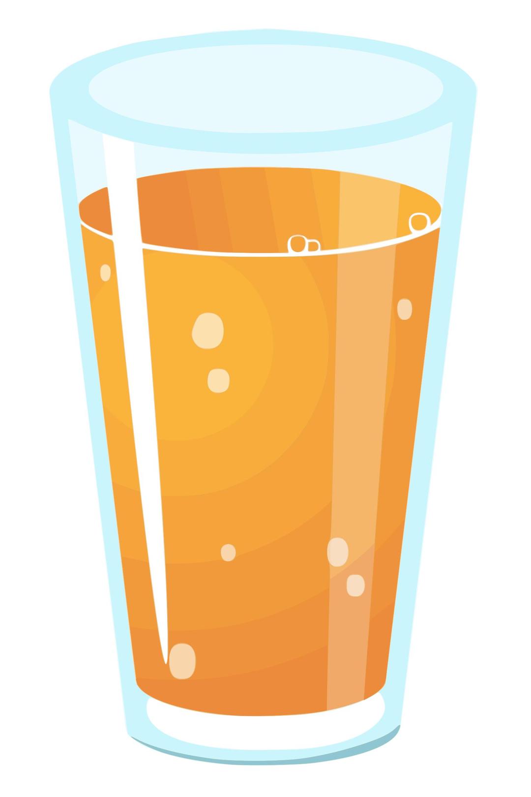 Orange-juice-glitch png transparent