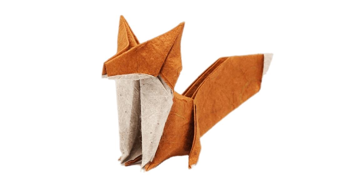 Origami Fox png transparent