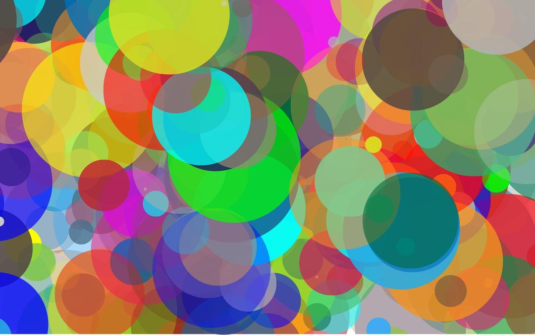Overlapping Circles Background png transparent