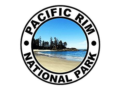 Pacific Rim National Park Round Sticker png transparent
