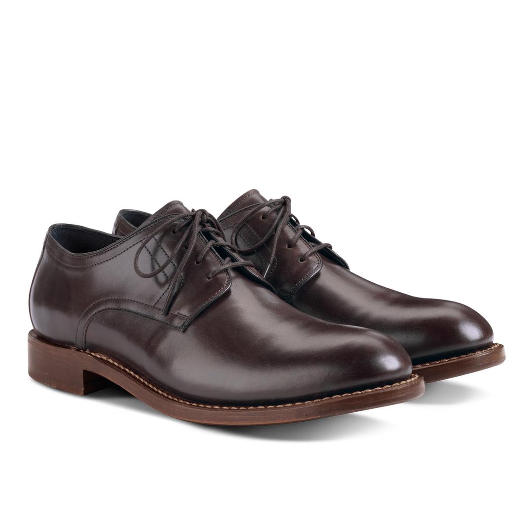 Pair Of Brown Leather Men Shoes png transparent